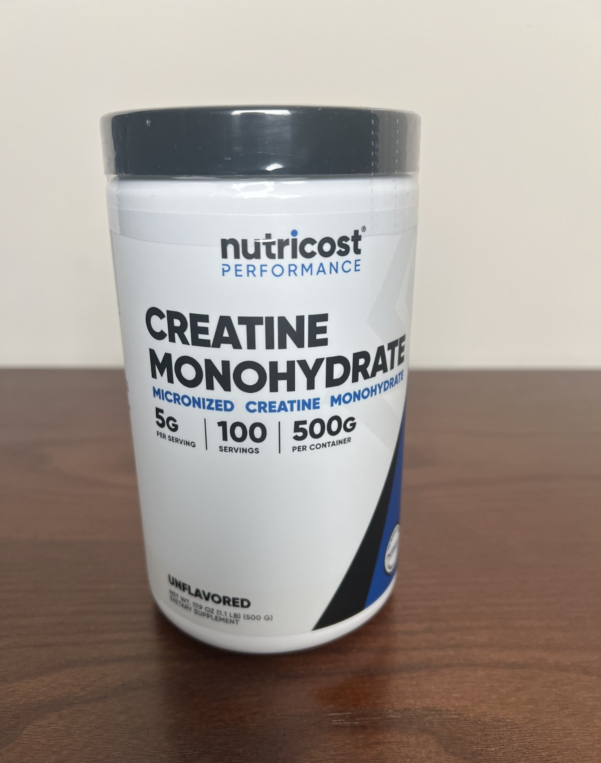 Nutricost Performance Creatine Monohydrate Unflavored Powder 17.9oz EXP:01/28