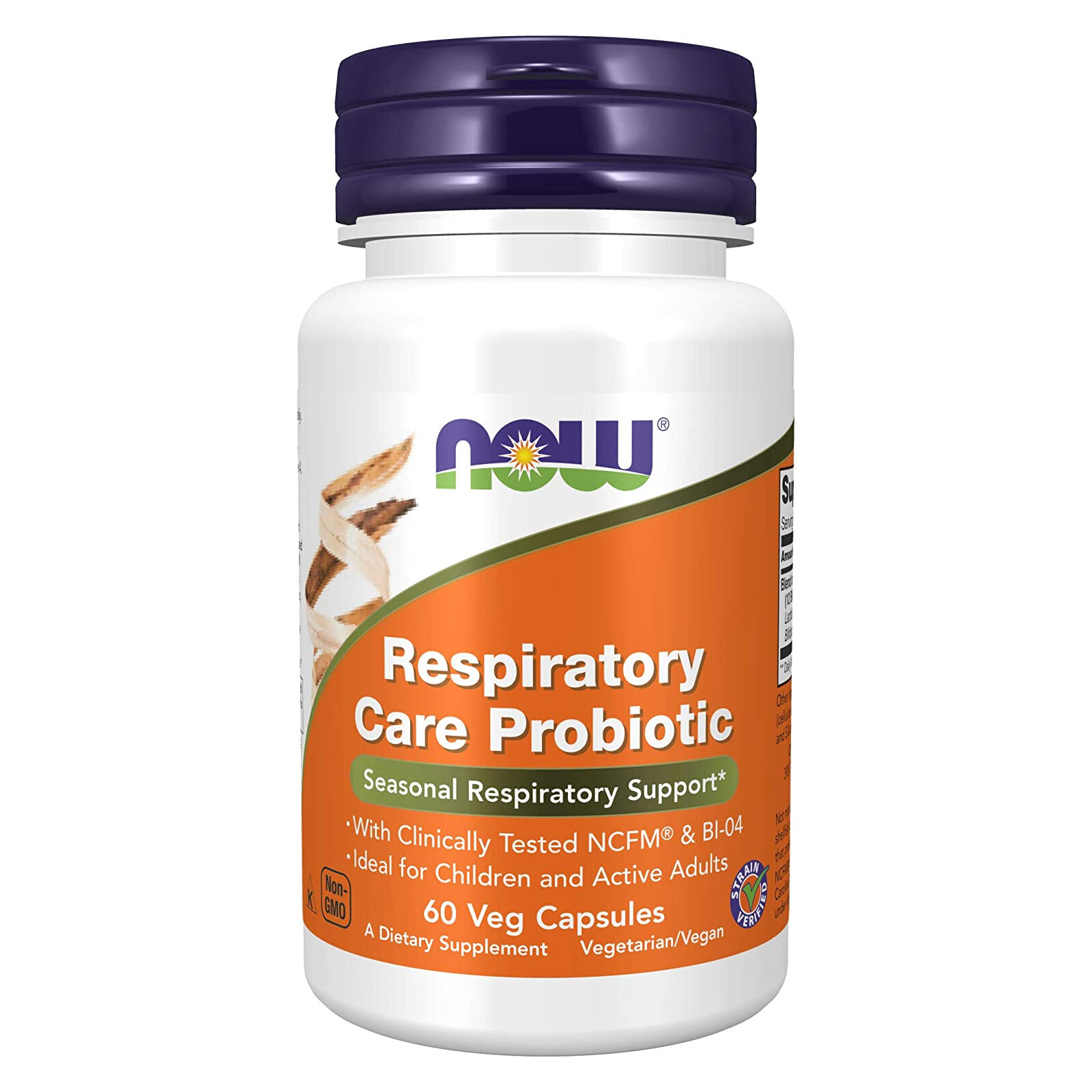 NOW FOODS Respiratory Care Probiotic 60 Veg Capsules