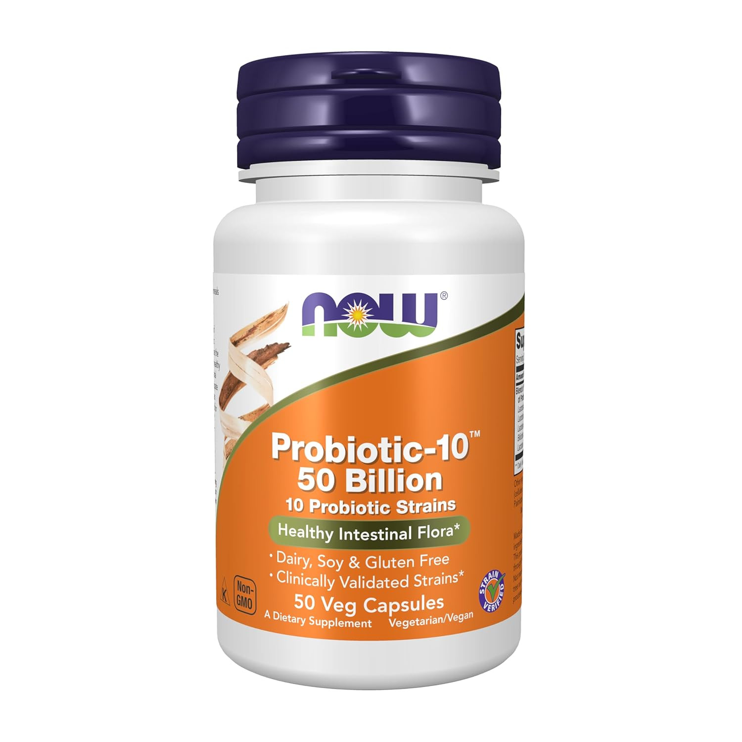 Supplements, Probiotic-10™, 50 Billion, with 10 Probiotic Strains, Strain Ver…