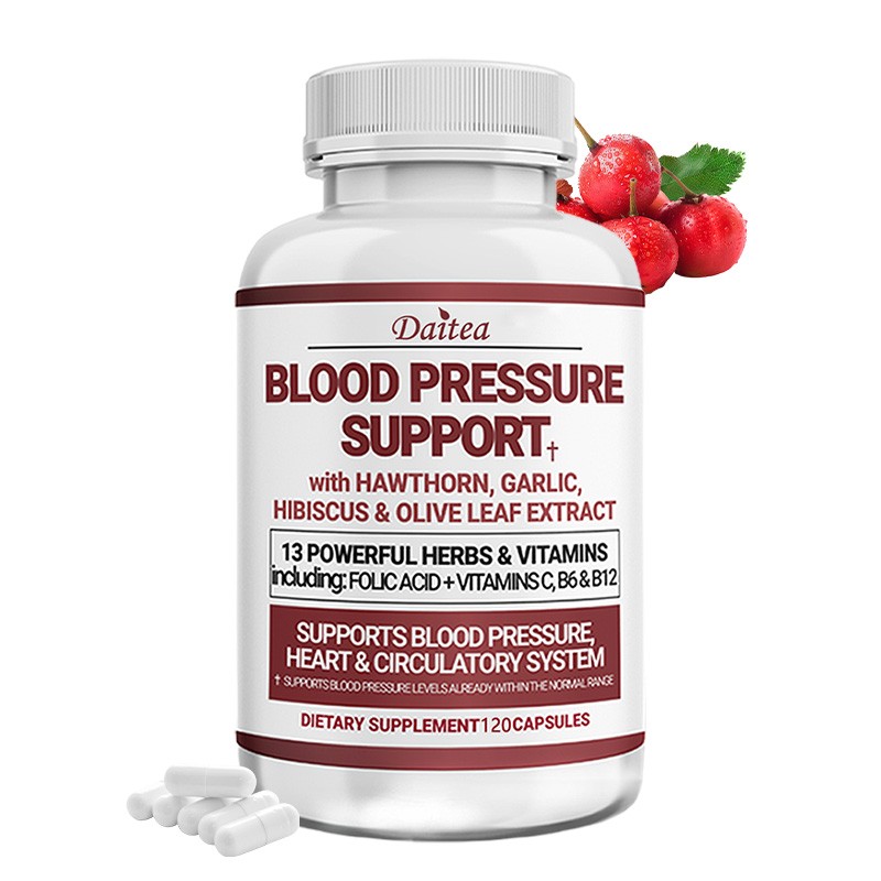 Premium Blood Pressure Support Supplement Promote Heart Health 120 Pills US
