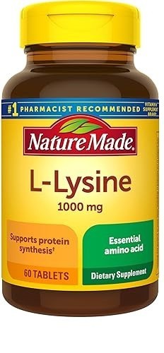 L-Lisina 1000mg 60 Comprimidos – Complemento Alimenticio