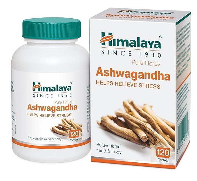 🔥 Himalaya Ashwagandha 120 Tablets Herbal Dietary Supplement | Free Shipping 🔥