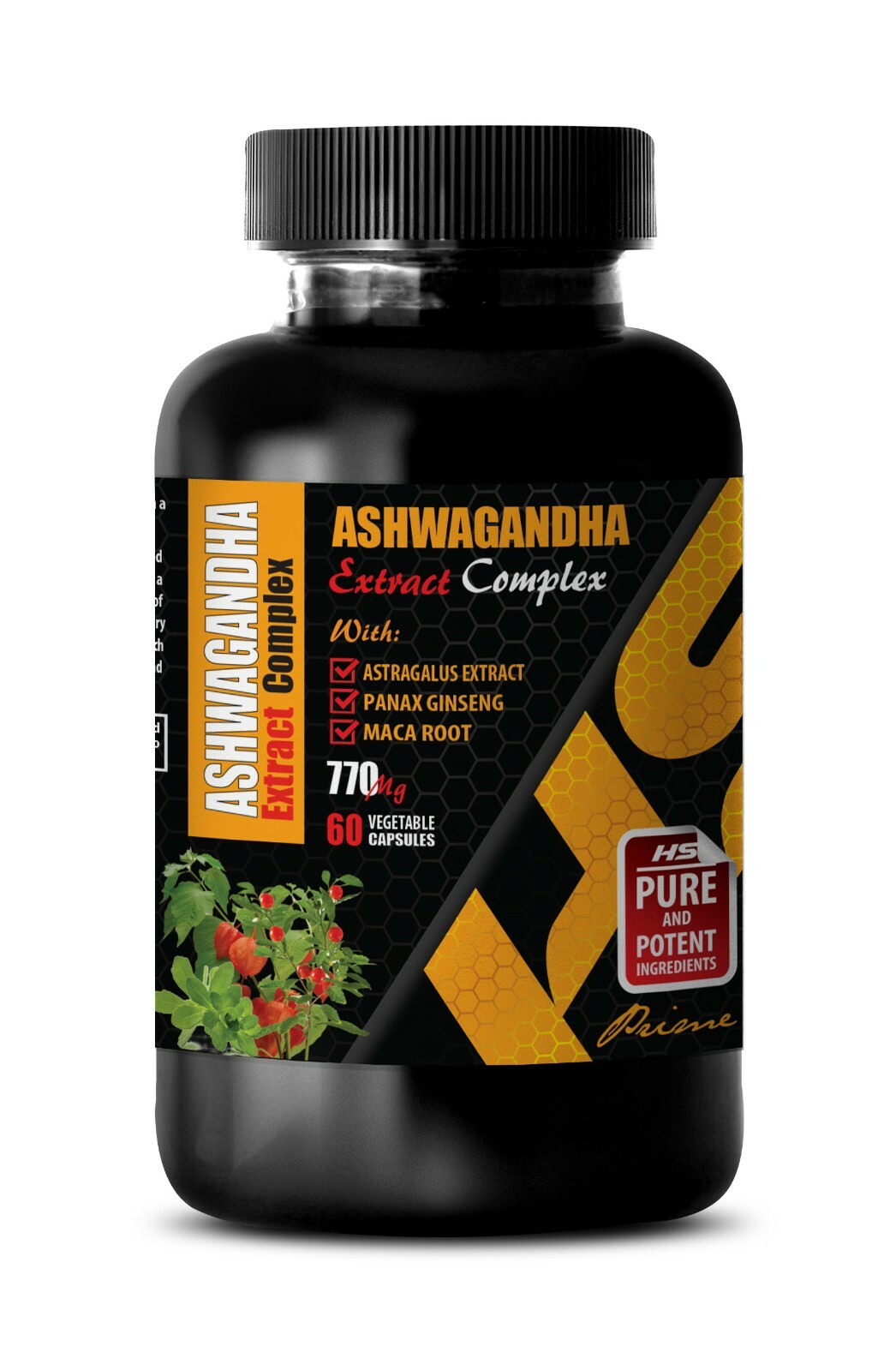 natural anti-inflammatory – ASHWAGANDHA COMPLEX – antioxidant blend 1BOTTLE