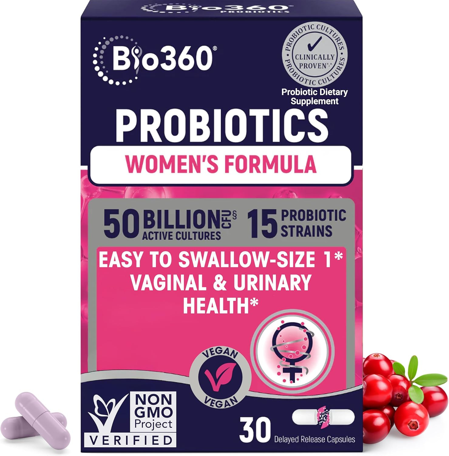 Probiotics for Women Vaginigal Health – Supports Ph Balance, Vaginal, Urinary, &