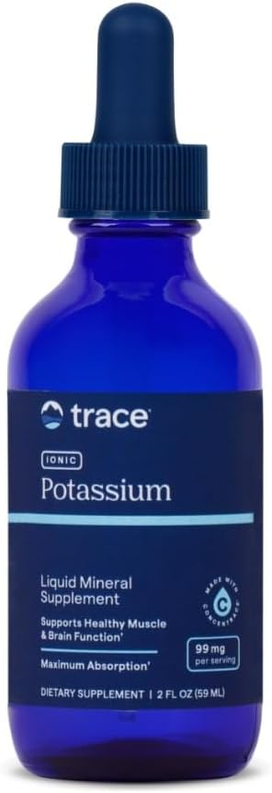 Research Liquid Ionic Potassium Supplement, 2 Ounce,72 Ionic Tra