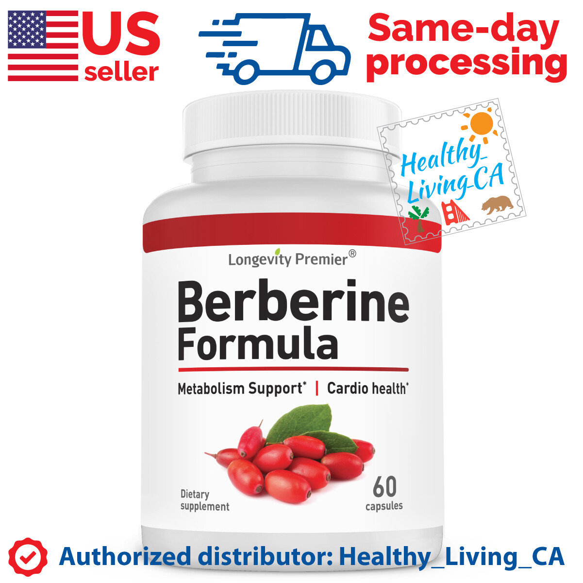 Longevity Berberine Formula: Premier blood sugar support & healthy cholesterol