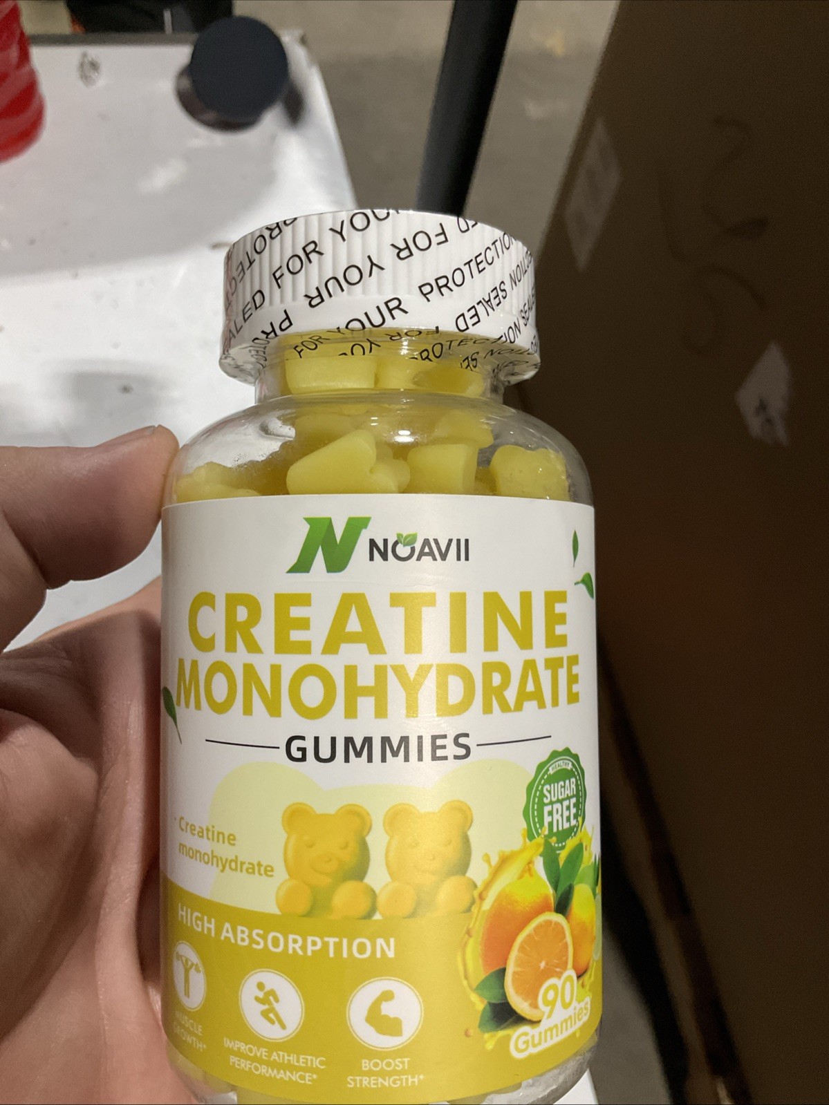 Creatine Monohydrate Gummies 90 Count Sugar Free