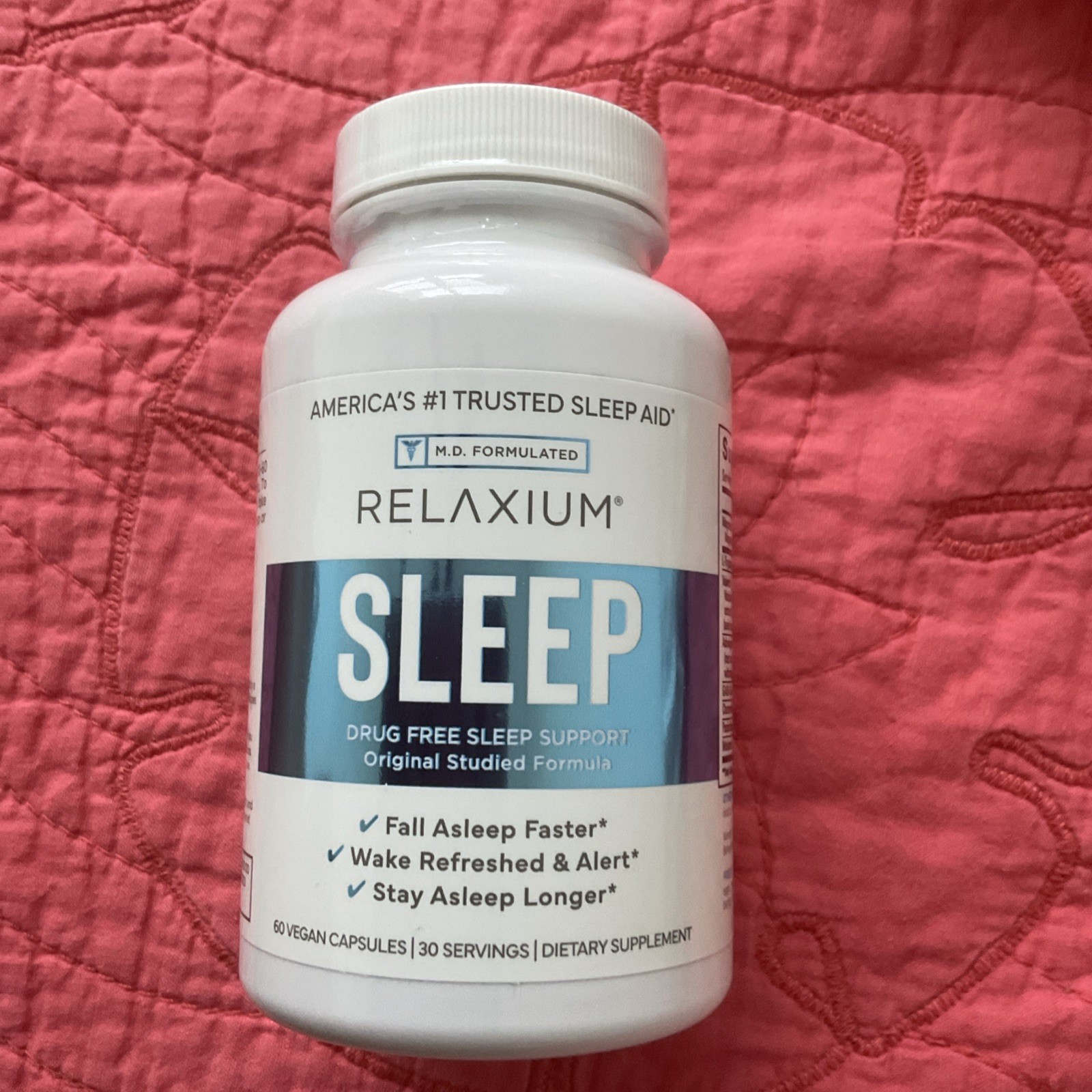 RELAXIUM SLEEP 60 Capsules – Dietary Supplement for Better Sleep –  09/27