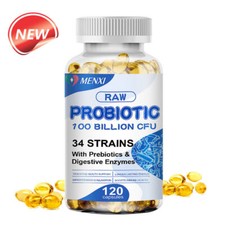 NEW Prebiotic&Probiotics Gas,Digestive Enzymes Constipation&Bloating Relief