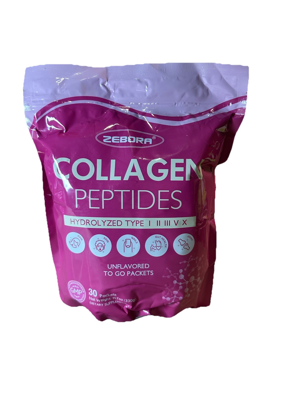 Collagen Peptides To-Go Packets | 30 Packs Each | Hydrolyzed Type I II III V X