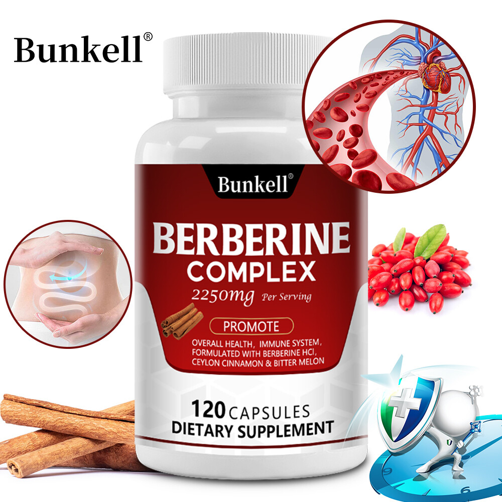Premium Berberine HCL 2250mg High Potency Immune Health, Blood Sugar Support