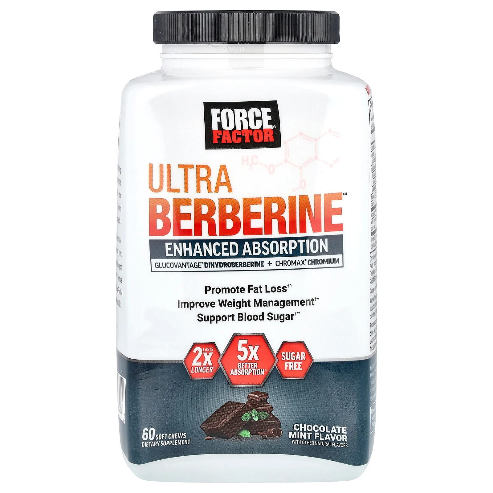 Ultra Berberine™, Chocolate Mint, 60 Soft Chews