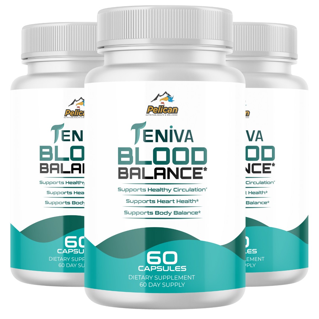 Teniva BLOOD BALANCE- Blood Support- 3 Bottles- 180 Capsules