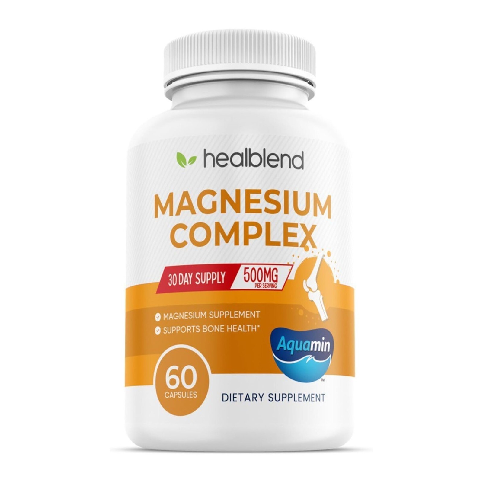 Multi Magnesium Complex Supplement 500mg – Bone, Heart, & Muscle Support