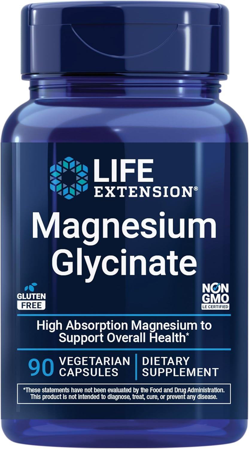 Magnesium Glycinate, Heart Health, Bone Health, Nerve and Muscle Support, Highly