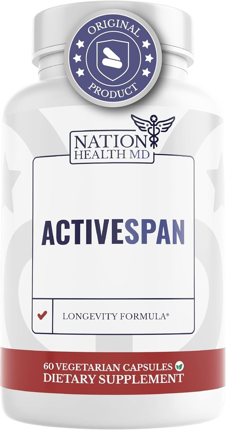 ActiveSpan- Longevity Formula Supplement,Ashwagandha, Cat’s Claw, Astragalus