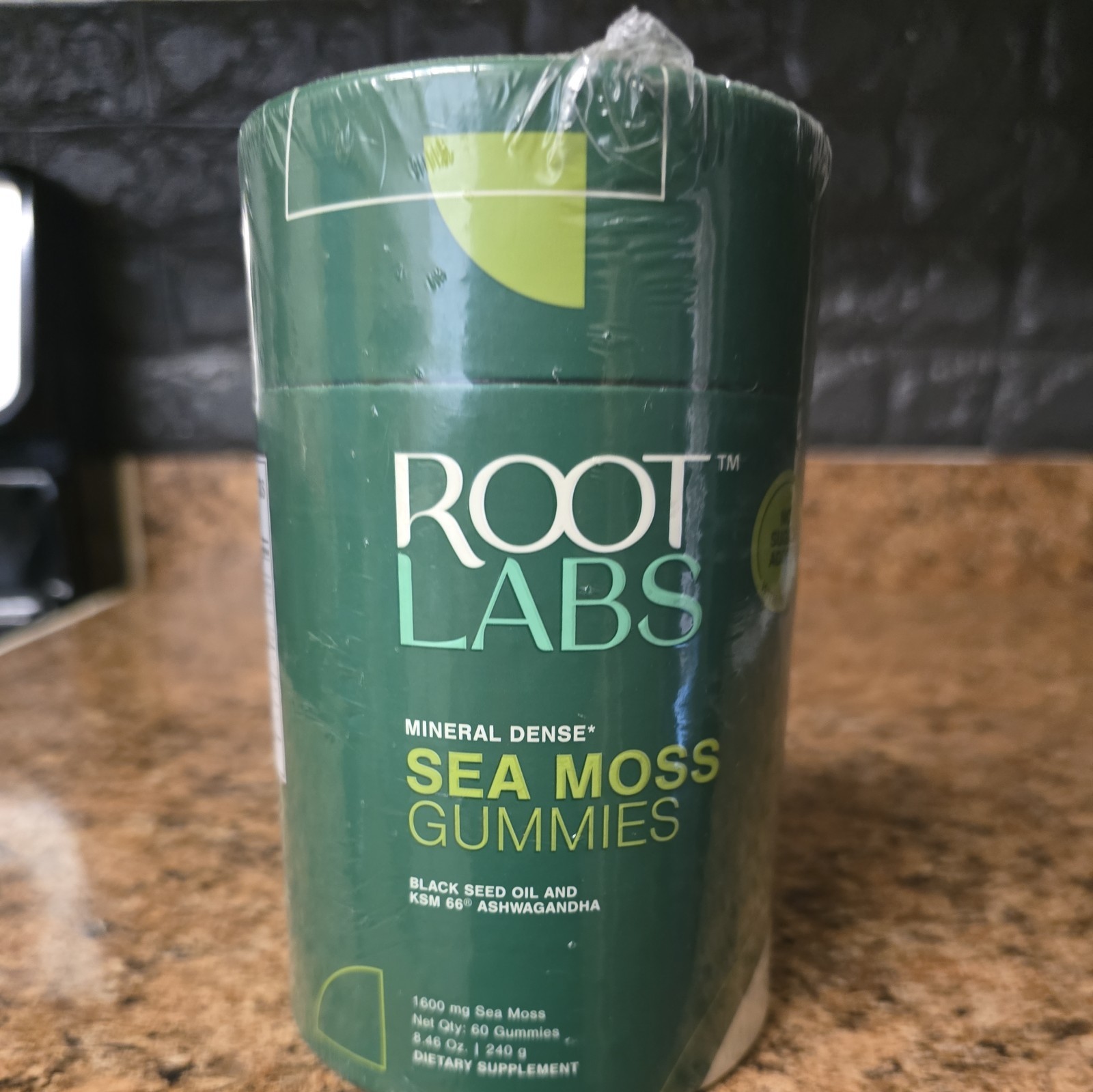 Root Labs Sea Moss Gummies Black Seed Oil I KSM 66 Ashwagandha Root Labs 60 CT