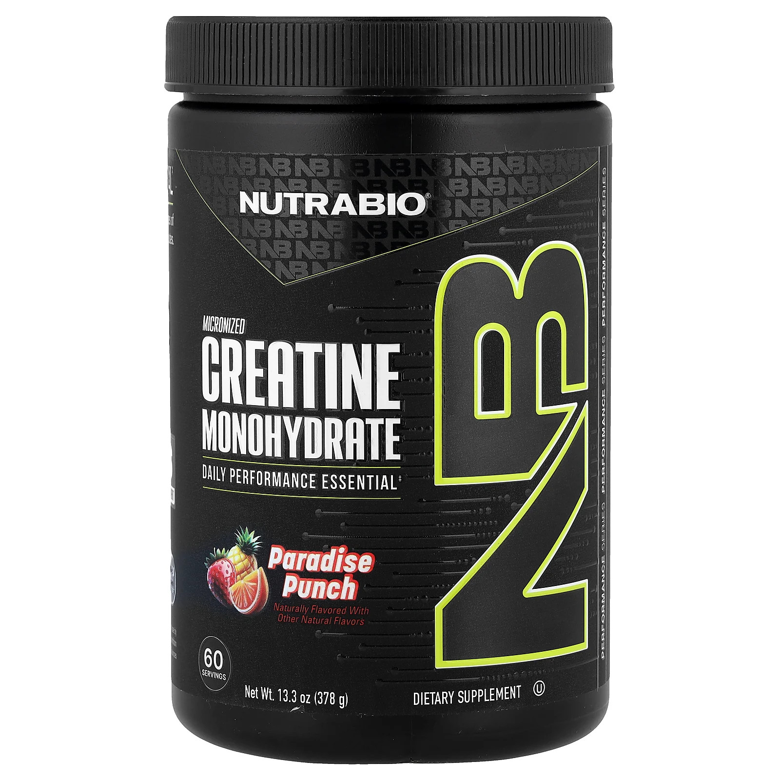 Micronized Creatine Monohydrate, Paradise Punch, 13.3 oz (378 g)