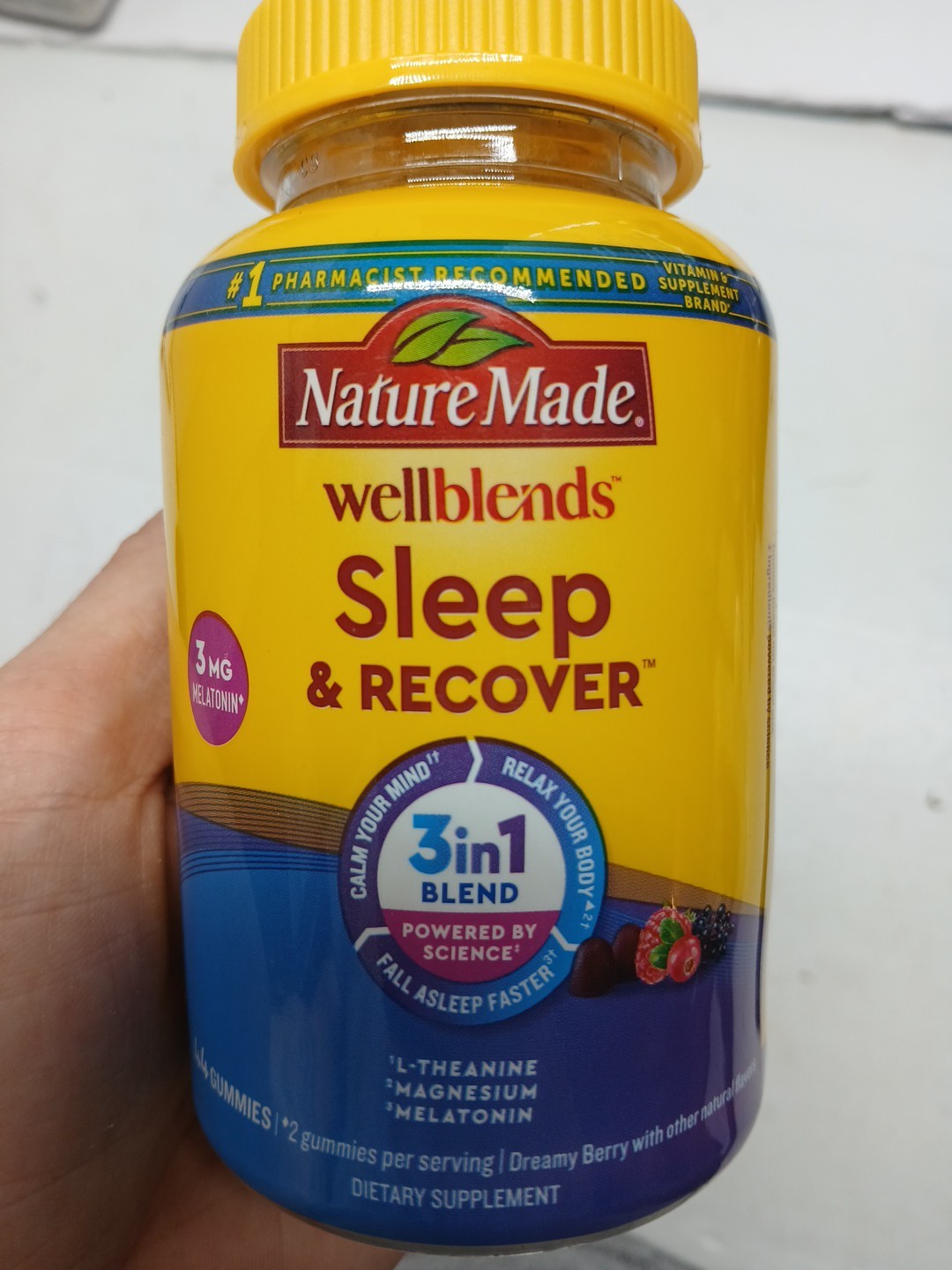 Nature Made Wellblends Sleep & Recovery 44 Gummies June 2026