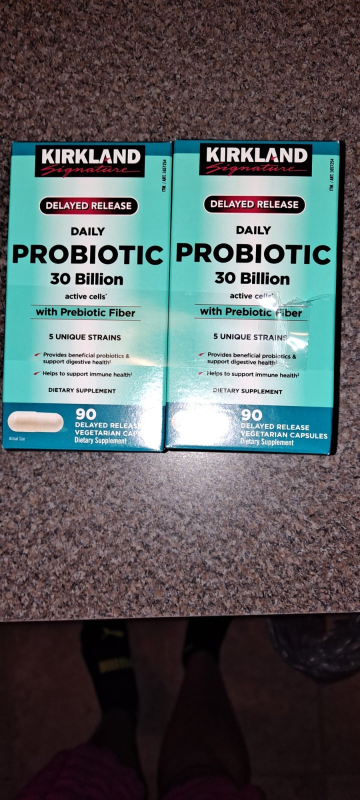 Kirkland Signature Daily Probiotic 30 Billion, 2 boxes Capsules exp2027