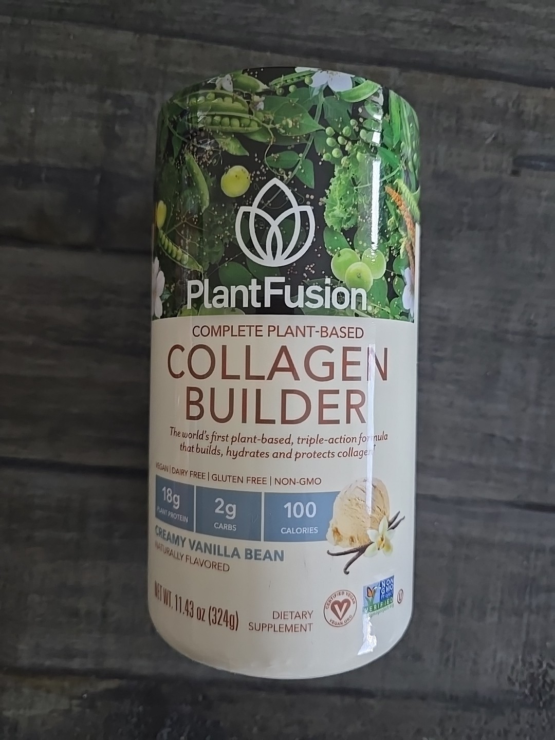 Complete Plant-Based Collagen Builder, Creamy Vanilla Bean, 11.43 oz (324 g)