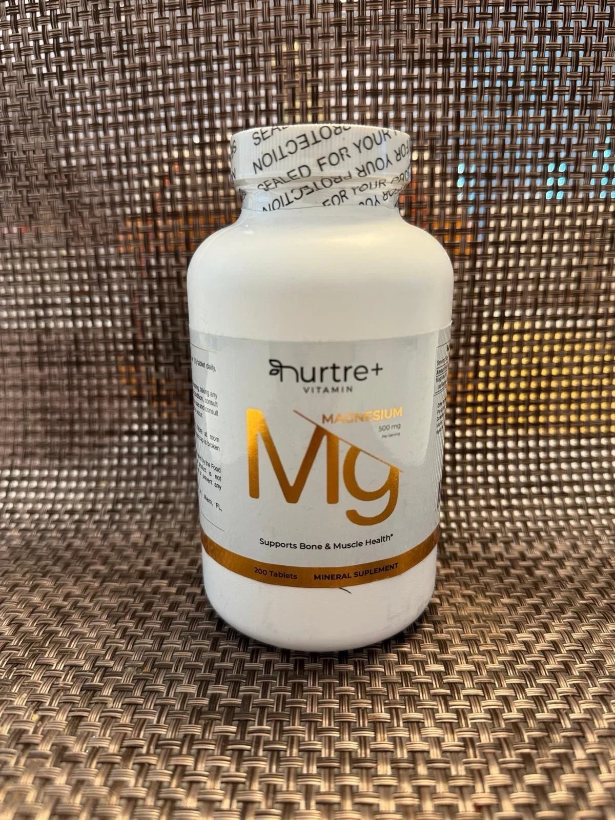 Nurtre+ Magnesium 500mg – 200 Tablets Dietary Supplement