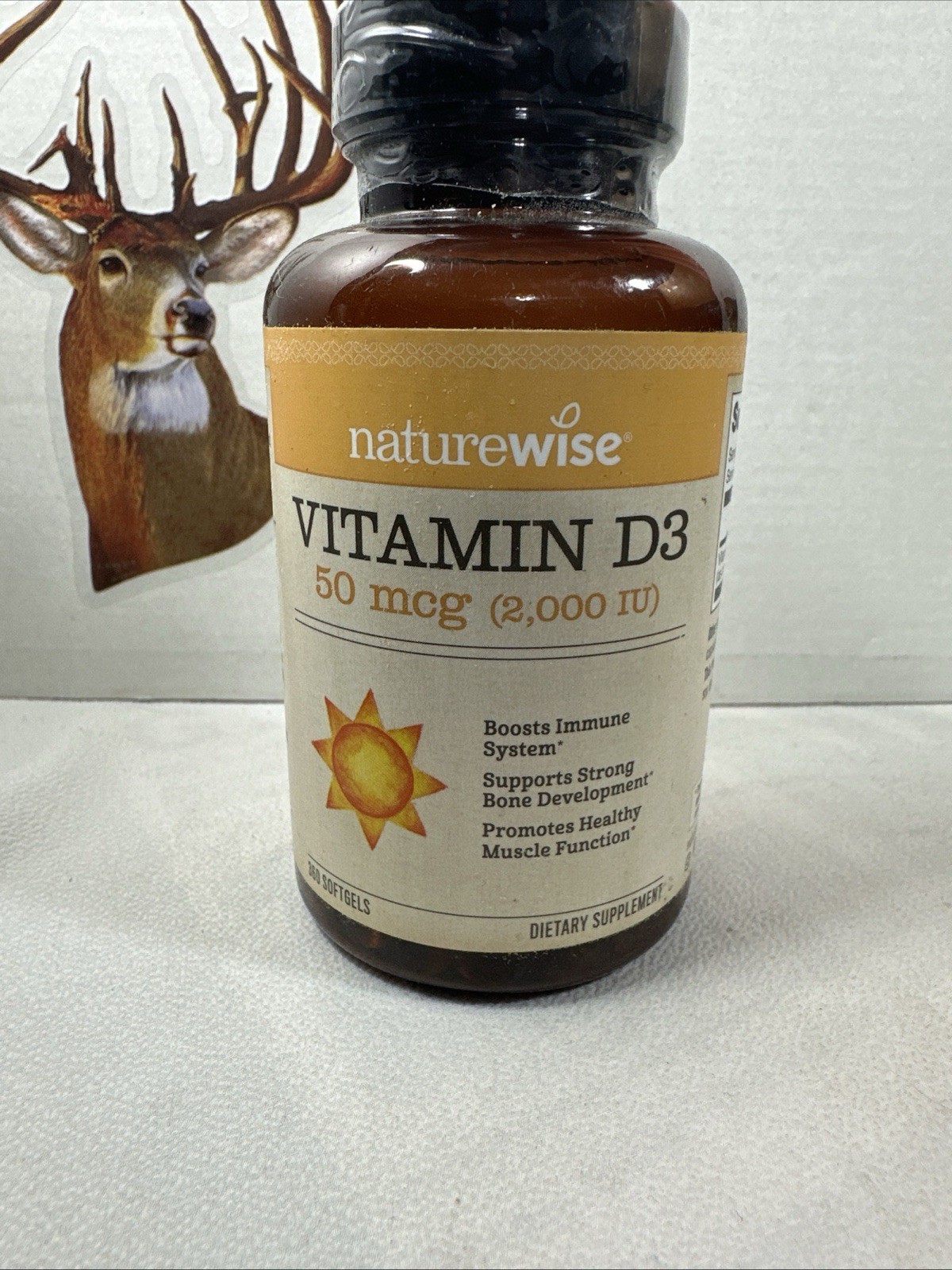 NatureWise Vitamin D3 2000iu (50 mcg) Healthy Muscle Function and Immune Support