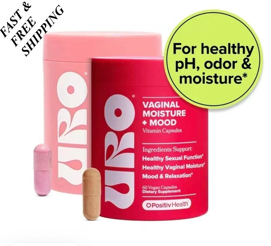 NEW URO Vaginal Moisture Mood & Vaginal Probiotic Capsules Combination