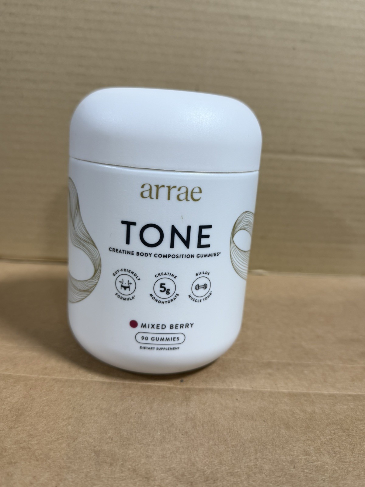 Arrae Tone Women’s 5g Creatine Gummies 60 Mixed Berry Flavor Gummies