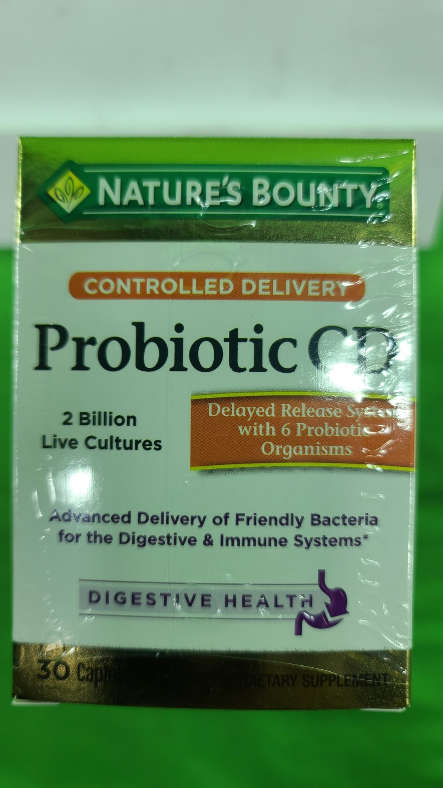 NATURE’S BOUNTY Controlled Delivery Probiotic CD, 30 Caplets, Exp 5/2026