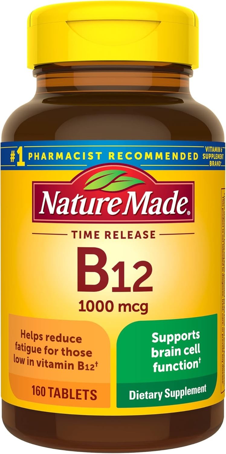 Nature Made Vitamin B12 1000 mcg, Dietary Supplement For Energy Metabolism