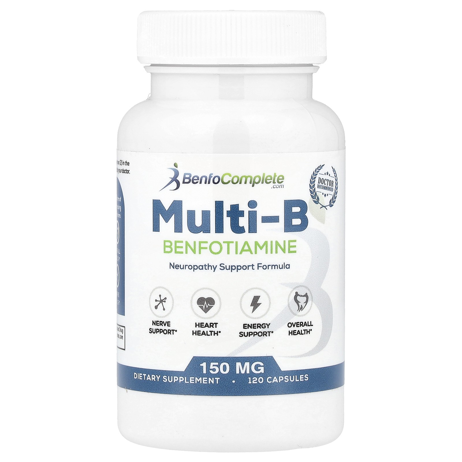 Multi-B Benfotiamine Neuropathy Support Formula, 120 Capsules