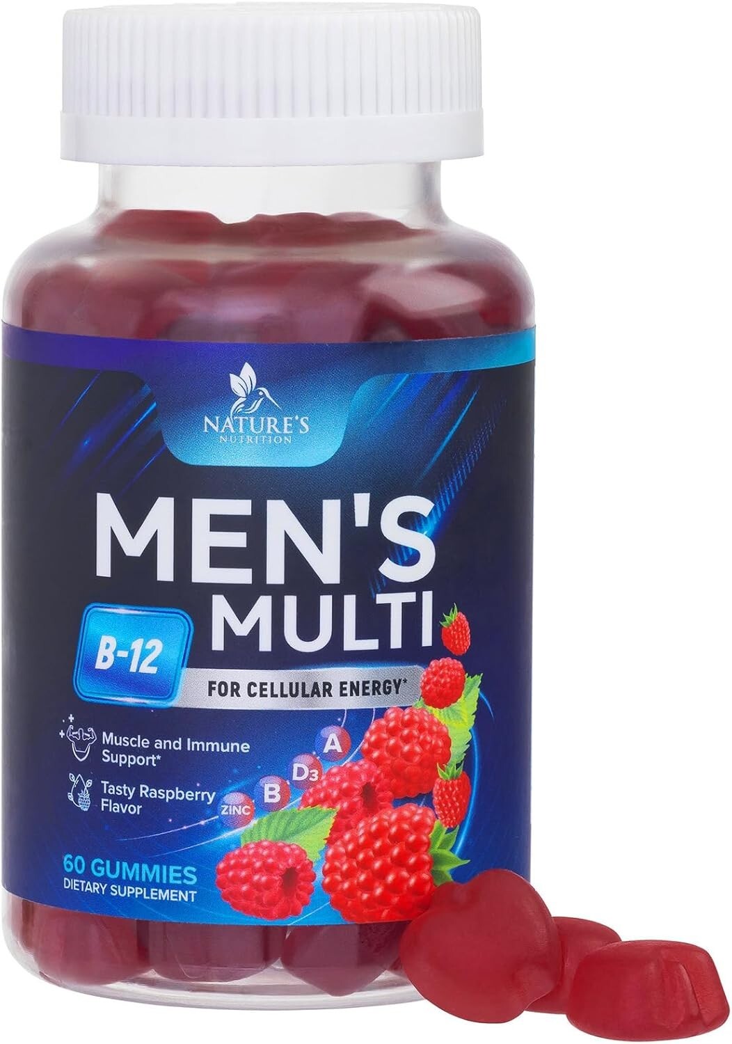 Men’s Multivitamin Gummies – Daily Immune Support with Vitamins & Minerals