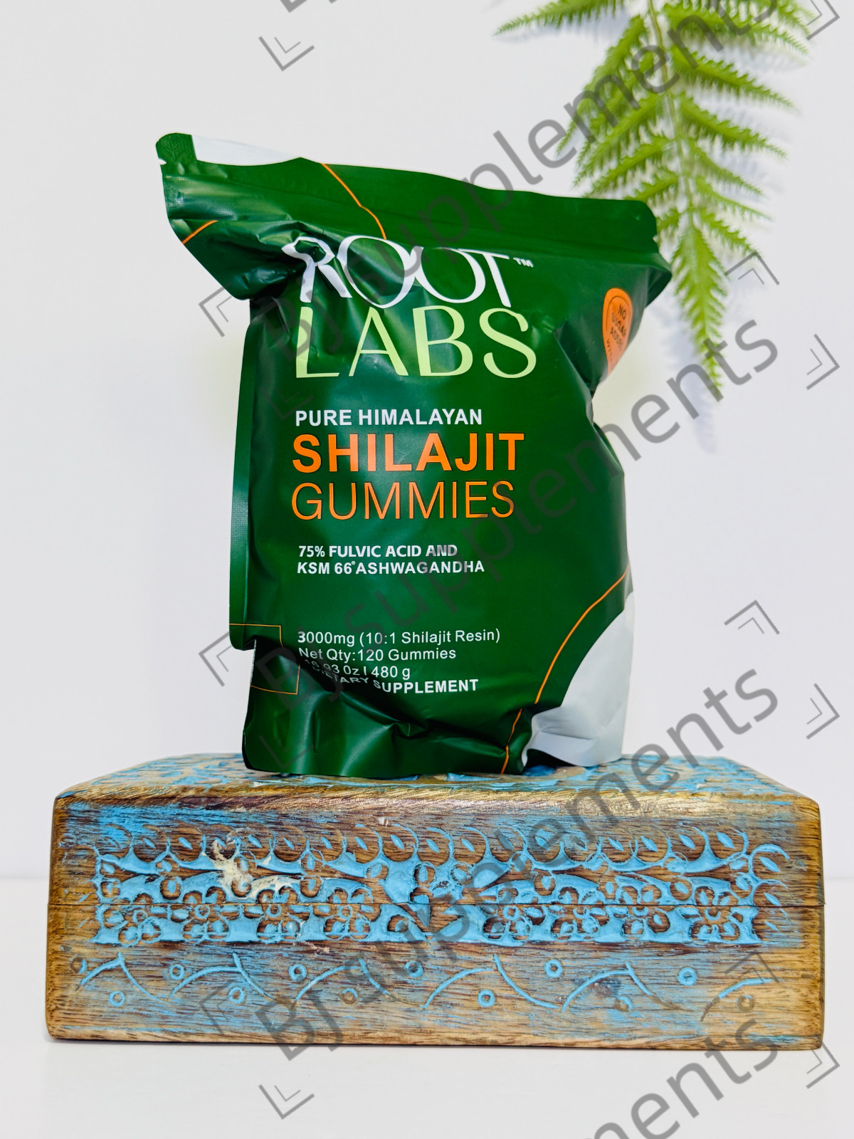 Root Labs 3000mg Pure Himalayan Shilajit Gummies I No Added Sugar