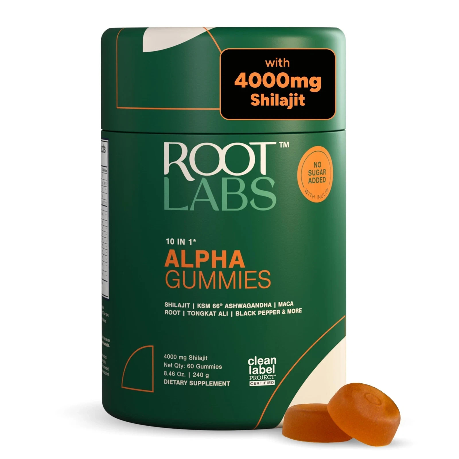 Root Labs 10-1 Alpha Shilajit Gummies | 4000mg Shilajit with ShilAbsorb®