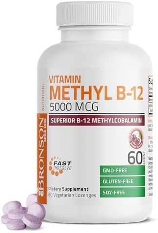 Bronson Methyl B12 5000 mcg Lozenges 60 Count