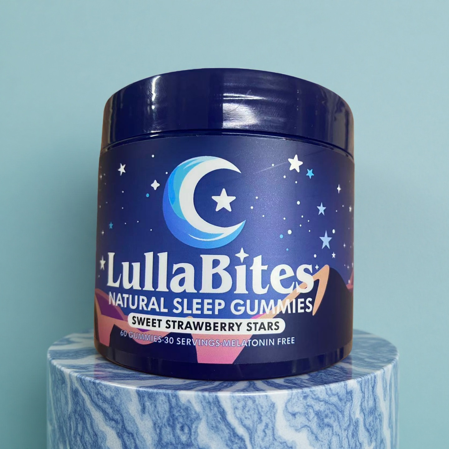 LullaBites-Natural Sleep Gummies With 5-HTP,L-Theanine,Magnesium & Valerian Root