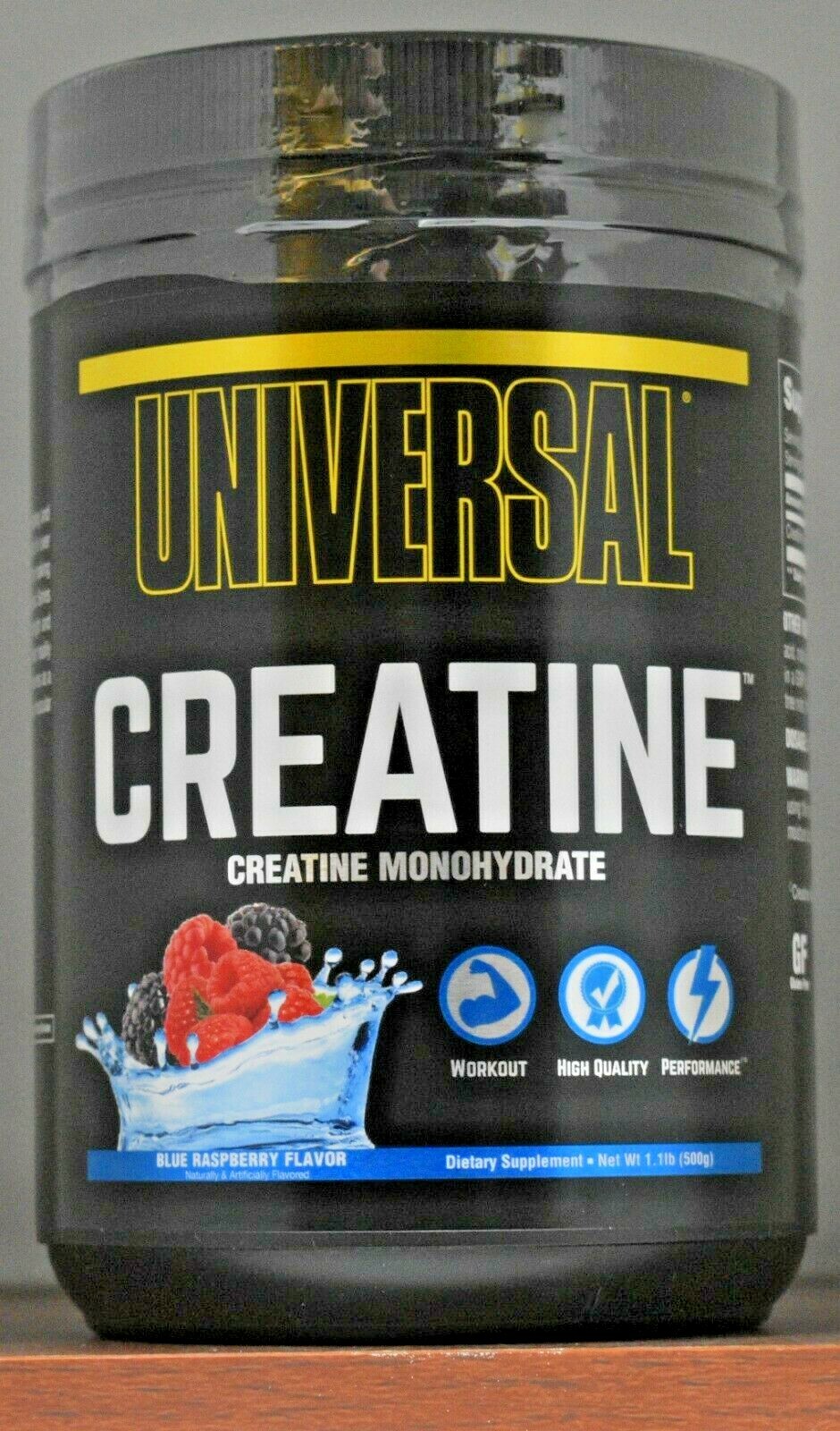 Universal Nutrition Creatine Blue Raspberry Flavor 500g Monohydrate 1.1lb