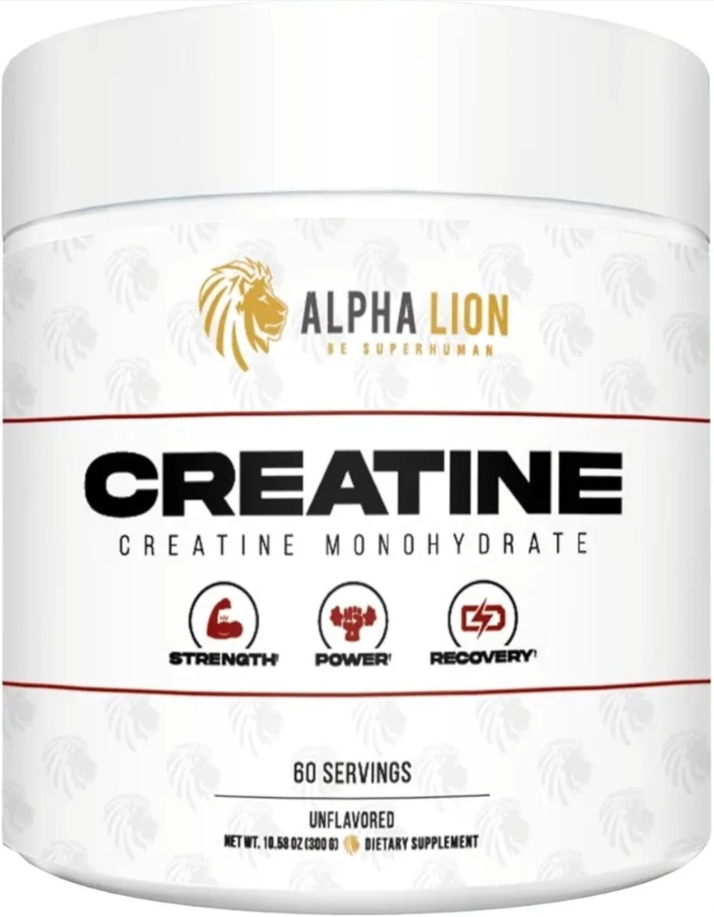 Creatine Monohydrate Powder, 5000mg Per Servings Supports Muscle Strength 60Serv
