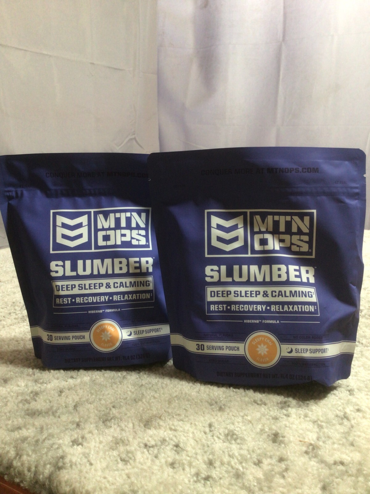 MTN OPS Slumber Deep Sleep & Calming Sleepy Chai 30 Serving Pouch BB 3/2026