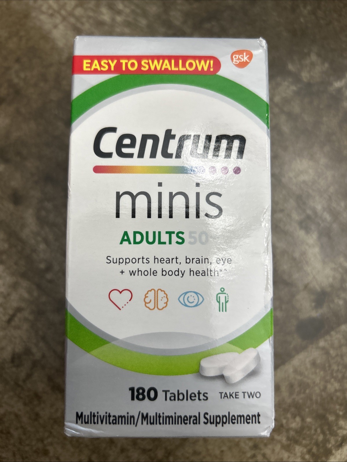 CENTRUM minis Adults 50+ Multivitamin 180 tablets*EXP 05/2025 **FREE SHIPPING**