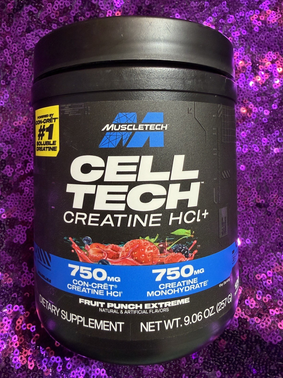 MuscleTech Cell-Tech Creatine HCl Powder Post-Workout Muscle Builder 9.06oz 257G