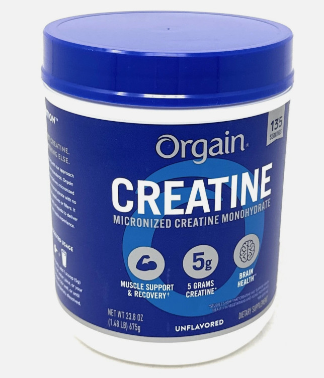 Orgain Creatine Monohydrate Micronized Powder Unflavored Supports Muscle Grow