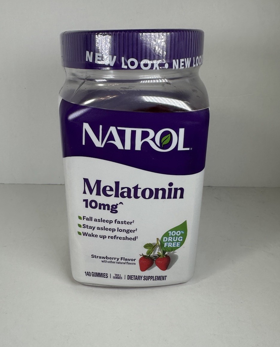 Natrol Melatonin Gummies – Strawberry Flavor, 10 mg per serving (90 Gummies)