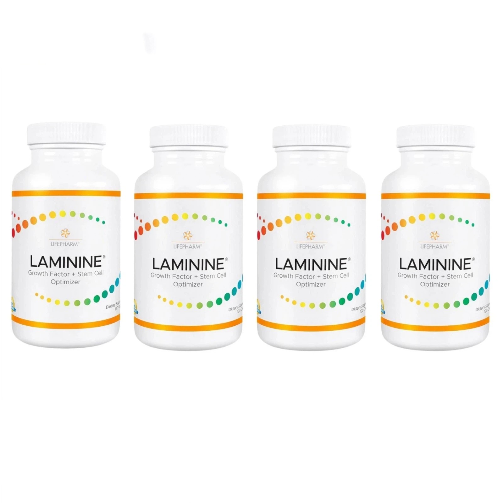 4Pack AUTHENTIC LifePharm Laminine Supplement 120 Capsules Total – EXP 07/2027!