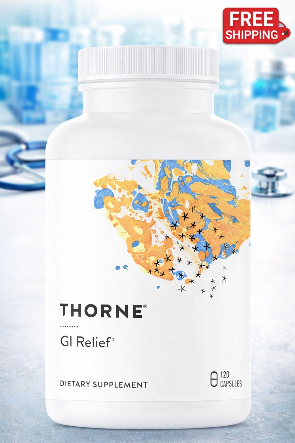 THORNE -GI Relief – Digestion Supplement – Supports Gut Health & Bloating Relief