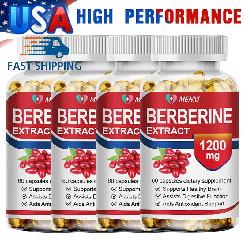 Berberine Naturally Sourced Weight Loss Control Blood Sugar Support Heart Health