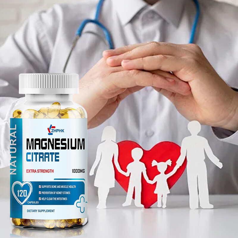 Triple Magnesium Citrate 1000mg – Improves Sleep, Energy & Immune Support 120pcs