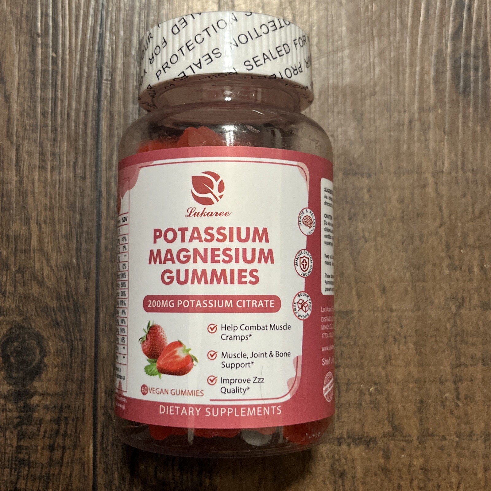 Potassium Magnesium Gummies – High Absorption Magnesium Glycinate 500Mg & Potass