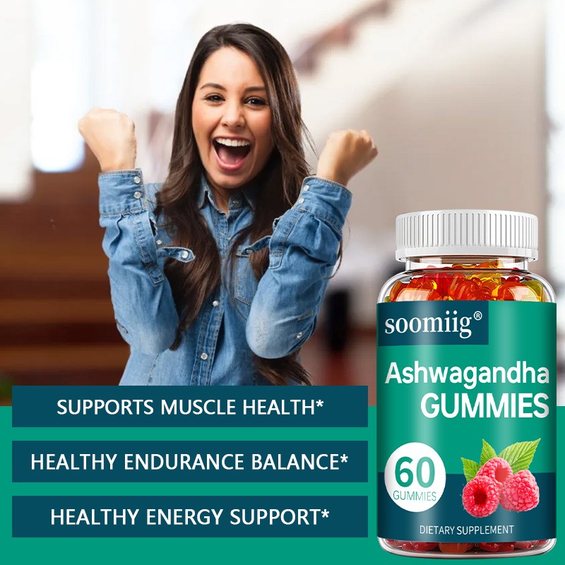 Ashwagandha Gummies Vegan Suitable For Both Men Women Support Healthy Muscles US